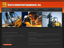 Tablet Screenshot of lasvegasforkliftservice.com